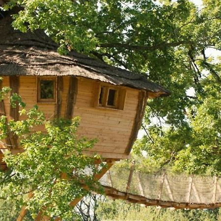 Cabane Perchee Dans Les Arbres Saint-Hilaire-en-Morvan Екстериор снимка