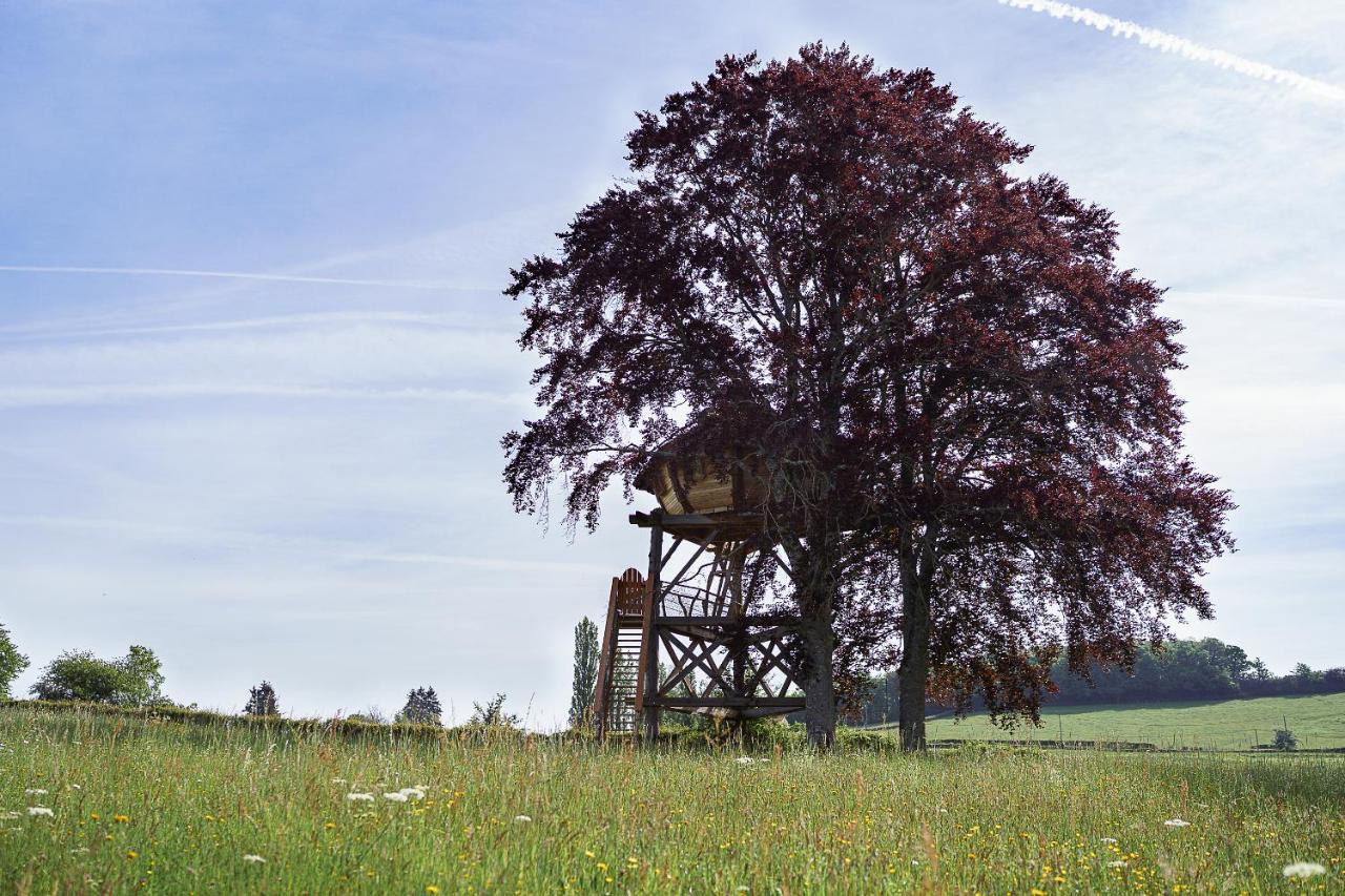 Cabane Perchee Dans Les Arbres Saint-Hilaire-en-Morvan Екстериор снимка