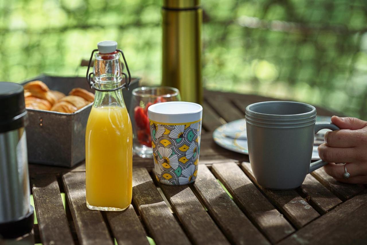 Cabane Perchee Dans Les Arbres Saint-Hilaire-en-Morvan Екстериор снимка